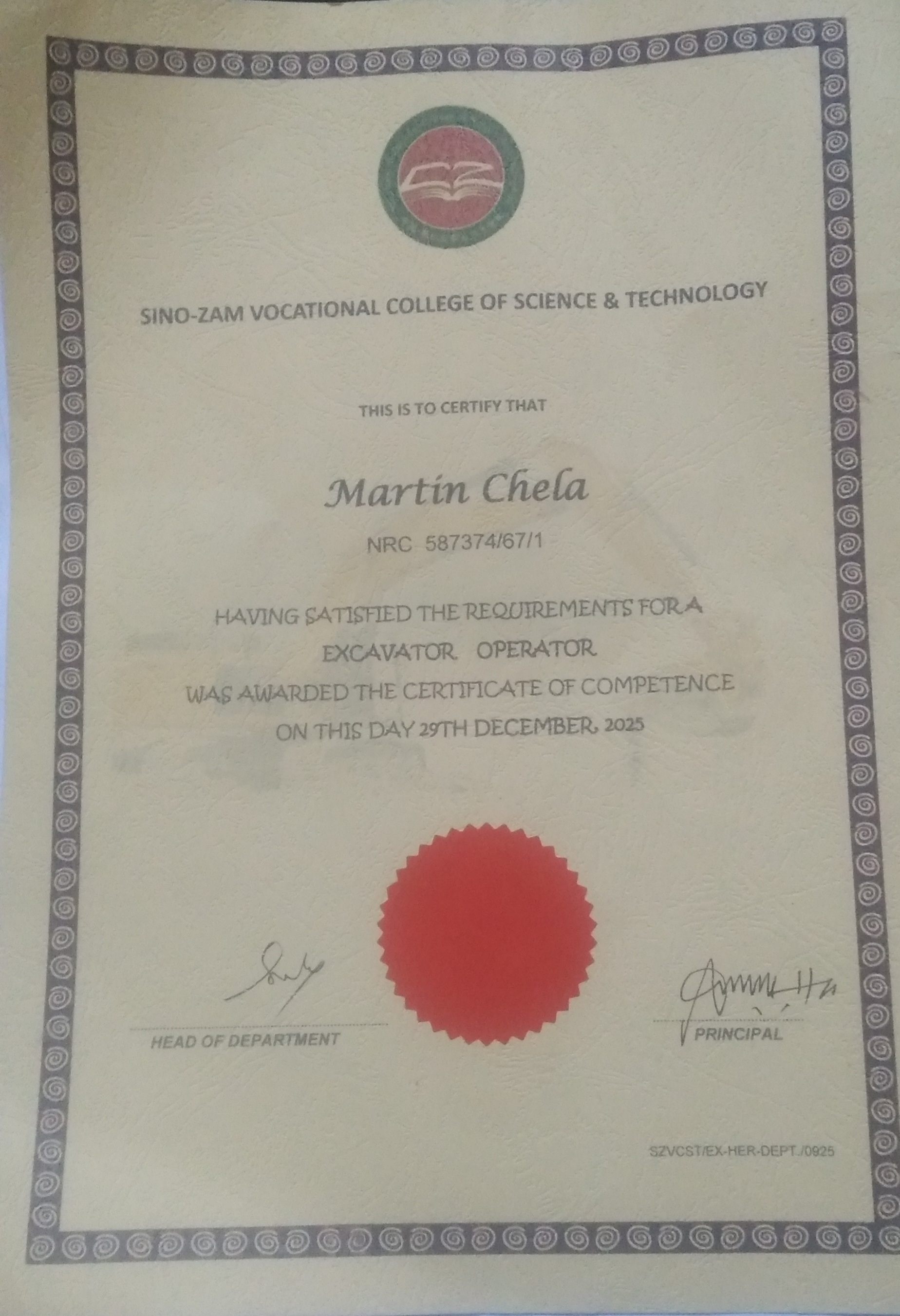 Martin chela